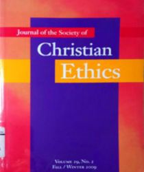 JOURNAL OF THE SOCIETY OF CHRISTIAN ETHICS