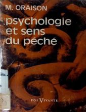 PSYCHOLOGIE ET SENS DU PÉCHÉ