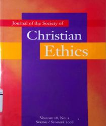 JOURNAL OF THE SOCIETY OF CHRISTIAN ETHICS