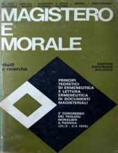 MAGISTERO E MORALE