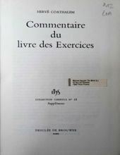 COMMENTAIRE DU LIVRE DES EXERCICES 