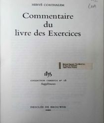 COMMENTAIRE DU LIVRE DES EXERCICES 