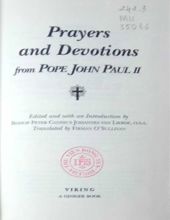 PRAYERS AND DEVOTIONS FROM POPE JOHN PAUL II