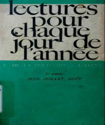 LECTURES POUR CHAQUE JOUR DE L'année