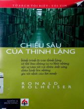 CHIỀU SÂU CỦA THINH LẶNG