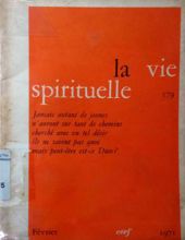 LA VIE SPIRITUELLE