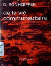 DE LA VIE COMMUNAUTAIRE