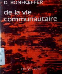 DE LA VIE COMMUNAUTAIRE