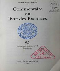 COMMENTAIRE DU LIVRE DES EXERCICES