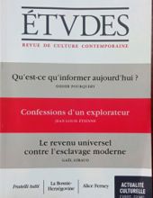 ÉTVDES: REVUE DE CULTURE CONTEMPORAINE: NO 4277, DÉCEMBRE 2020