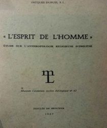 "L'esprit DE L'homme"