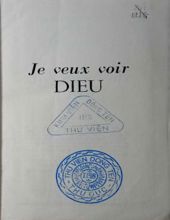 JE VEUX VOIR DIEU