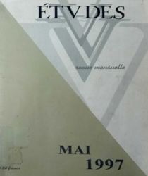 ÉTVDES: REVUE DE CULTURE CONTEMPORAINE: TOME 386, NO 5, MAI 1997