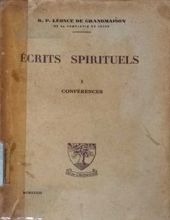 ÉCRITS SPIRITUELS: CONFÉRENCES