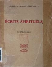 ÉCRITS SPIRITUELS: CONFÉRENCES