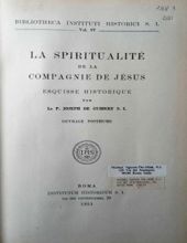 LA SPIRITUALITÉ DE LA COMPAGNIE DE JÉSUS