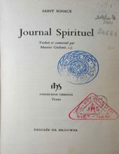 JOURNAL SPIRITUEL