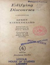 EDIFYING DISCOURSES