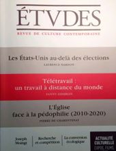 ÉTVDES: REVUE DE CULTURE CONTEMPORAINE: NO 4276, NOVEMBRE 2020