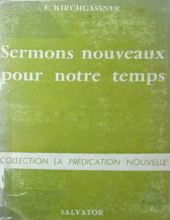 SERMONS NOUVEAUX POUR NOTRE TEMPS