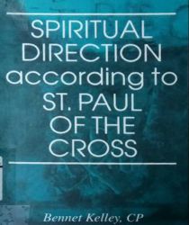 SPIRITUAL DIRECTION ACCORDING TO ST. PAUL OF THE CROSS