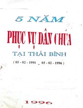 5 NĂM PHỤC VỤ DÂN CHÚA TẠI THÁI BÌNH