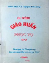 19 NĂM GIÁO HUẤN PHỤC VỤ