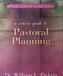 A CONCISE GUIDE TO PASTORAL PLANNING