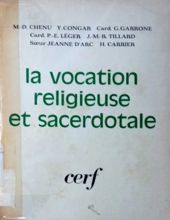 LA VOCATION RELIGIEUSE ET SACERDOTALE