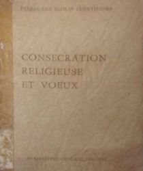 CONSECRATION RELIGIEUSE ET VOEUX