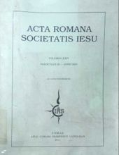 ACTA ROMANA SOCIETATIS IESU: FASCICULUS III- ANNO 2010 - AD USUM NOSTRORUM