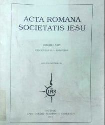 ACTA ROMANA SOCIETATIS IESU: FASCICULUS III- ANNO 2010 - AD USUM NOSTRORUM