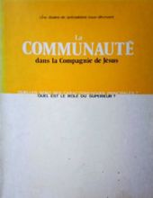 LA COMMUNAUTÉ DANS LA COMPAGNIE DE JÉSUS