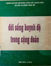 ĐỜI SỐNG HUYNH ĐỆ TRONG CỘNG ĐOÀN