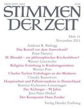 STIMMEN DER ZEIT: HEFT 11, NOVEMBER 2013