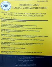 RELIGION AND SOCIAL COMMUNICATION