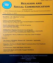 RELIGION AND SOCIAL COMMUNICATION