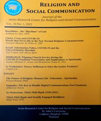 RELIGION AND SOCIAL COMMUNICATION