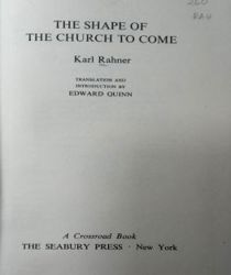 THE SHAPE OF THE CHURCH TO COME