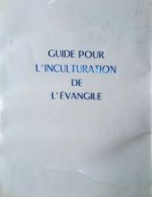 GUIDE POUR L'inculturation DE L'évangile