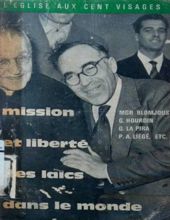 MISSION ET LIBERTÉ DES LAICS DANS LE MONDE