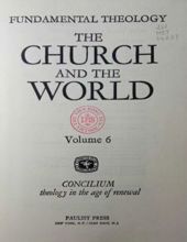 THE CHURCH AND THE WORLD