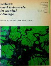 VALUES AND INTERESTS IN SOCIAL CHANGE