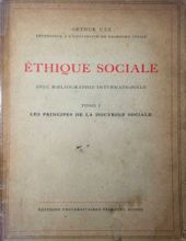 ÉTHIQUE SOCIALE: AVEC BIBLIOGRAPHIE INTERNATIONALE