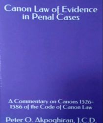 CANON LAW OF EVIDENCE IN PENAL CASES