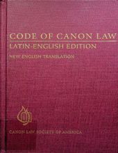 CODE OF CANON LAW