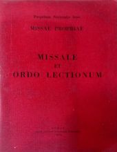 MISSALE ET ORDO LECTIONUM