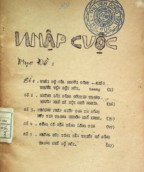 NHẬP CUỘC