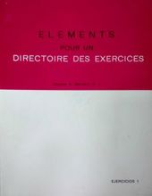 ELEMENTS POUR UN DIRECTOIRE DES EXERCICES