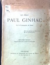 LE PÈRE PAUL GINHAC DE LA COMPAGNIE DE JÉSUS